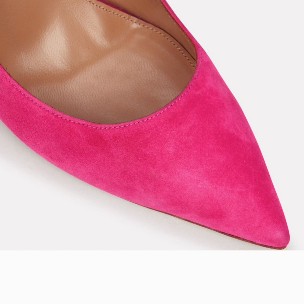 Aquazzura Simply Irresistible Suede Heels Sz 41 NO BOX